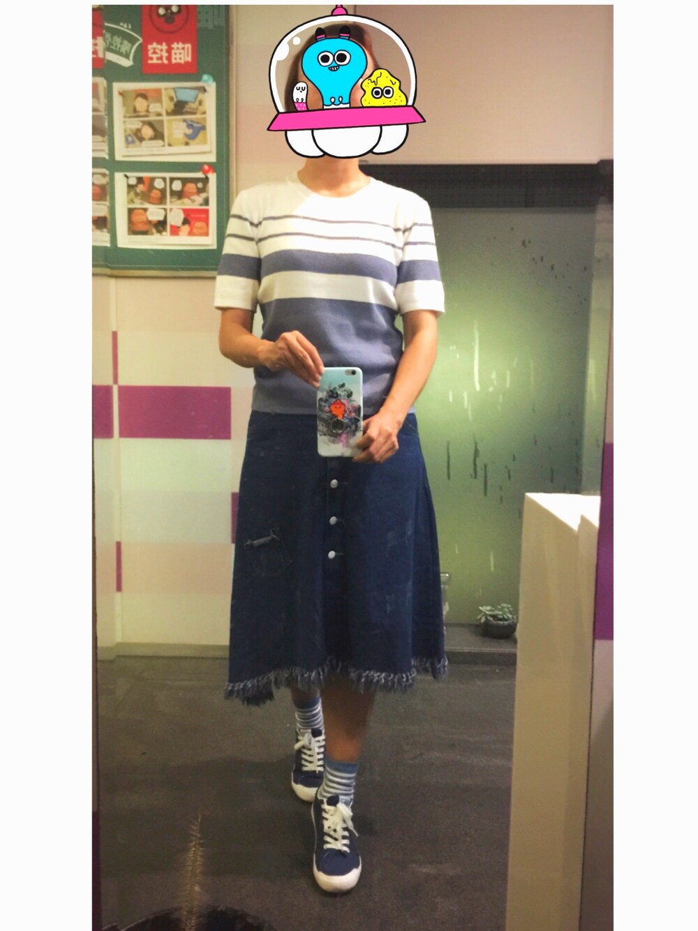 「lazy look」｜「DESIGNERSのアイテム（スウェット、その他）」を使った、桃猪🍑さん（レディース・165cm）の秋コーディネートの1枚目の写真