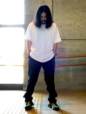 「nonnative（ノンネイティブ）のアイテム（チノパンツ）」を使った、モンモンさん（メンズ・170cm）の夏コーディネート