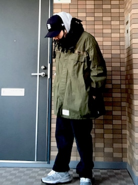 「wtaps」｜「アイテム（その他アウター）」を使った、モンモンさん（メンズ・170cm）の春コーディネート