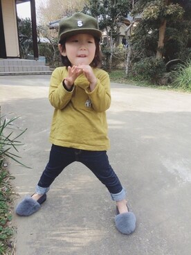 haruhisa（⁘‿̑̈⁘）さん（キッズ・100cm）の冬コーディネート