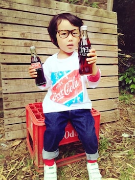 haruhisa（⁘‿̑̈⁘）さん（キッズ・100cm）の春コーディネート