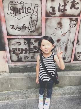 haruhisa（⁘‿̑̈⁘）さん（キッズ・100cm）の夏コーディネート