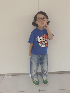 haruhisa（⁘‿̑̈⁘）さん（キッズ・100cm）の夏コーディネート