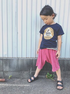 haruhisa（⁘‿̑̈⁘）さん（キッズ・100cm）の夏コーディネート