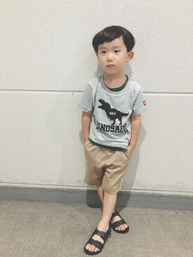haruhisa（⁘‿̑̈⁘）さん（キッズ・100cm）の夏コーディネート