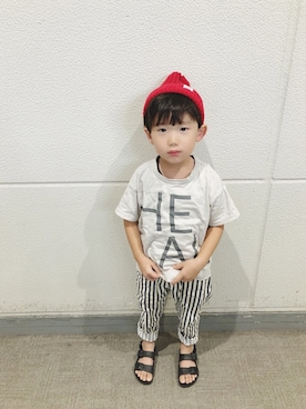 haruhisa（⁘‿̑̈⁘）さん（キッズ・100cm）の夏コーディネート