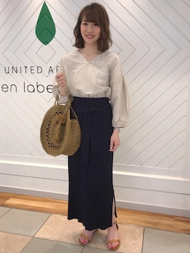 西村（nishimura）さん（レディース・163cm）の春コーディネート