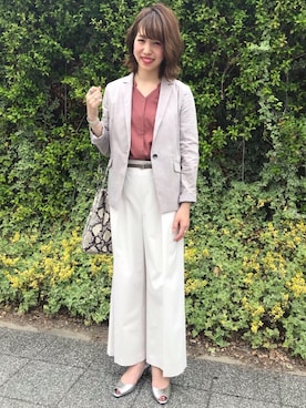 西村(nishimura)さん(レディース・163cm)の夏コーディネート