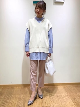 西村(nishimura)さん(レディース・163cm)の冬コーディネート