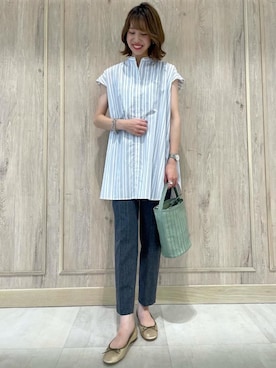 西村（nishimura）さん（レディース・163cm）の夏コーディネート