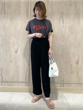 西村（nishimura）さん（レディース・163cm）の夏コーディネート