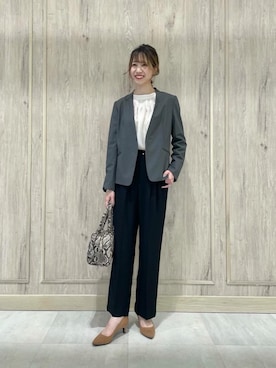 西村（nishimura）さん（レディース・163cm）の夏コーディネート