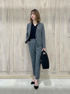 西村（nishimura）さん（レディース・163cm）の秋コーディネート