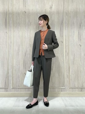 西村（nishimura）さん（レディース・163cm）の秋コーディネート