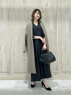 「H.V.F.N（ハブファン）のアイテム」を使った、西村（nishimura）さん（レディース・163cm）の秋コーディネート