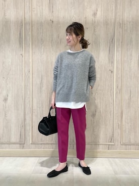 「K.Spin（ケースピン）のアイテム」を使った、西村（nishimura）さん（レディース・163cm）の秋コーディネート