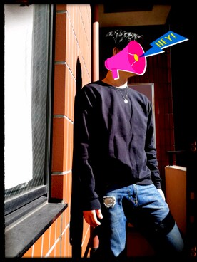 「SEVENDAYS=SUNDAY（セブンデイズサンデイ）のアイテム（スウェット）」を使った、yuki【Golden Balls】さん（メンズ・174cm）の秋コーディネート
