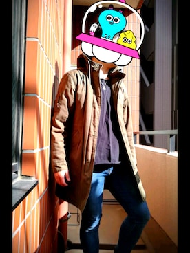 「SEVENDAYS=SUNDAY（セブンデイズサンデイ）のアイテム（モッズコート）」を使った、yuki【Golden Balls】さん（メンズ・174cm）の秋コーディネート