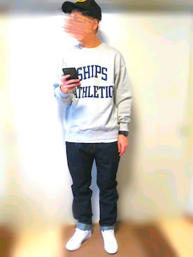 「Subciety（サブサエティ）のアイテム（帽子）」を使った、samuraiofficeさん（メンズ・175cm）の冬コーディネート