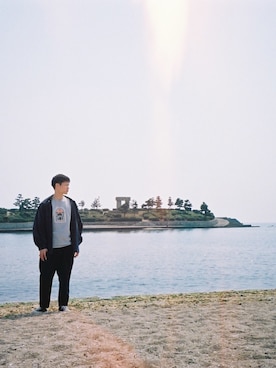 「SASQUATCHfabrix.（サスクワァッチファブリックス）のアイテム」を使った、shintaniさん（メンズ・178cm・20代）の夏コーディネート