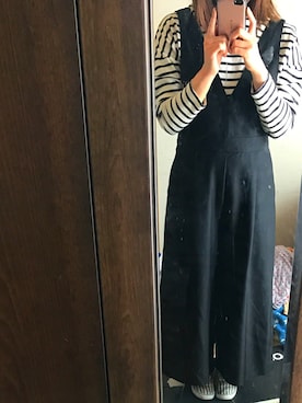 「INGNI（イング）のアイテム（サロペット/オーバーオール）」を使った、Kさん（レディース・151cm）の春コーディネート