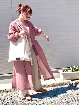 「平成最後のWEARISTAセンバツ」｜「アイテム（その他アウター）」を使った、pirikaさん（レディース・150cm）の春コーディネート
