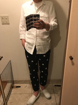 「SHIPS JET BLUE（シップスジェットブルー）のアイテム（チノパンツ）」を使った、ニャンコパパさん（メンズ・171cm）の春コーディネート