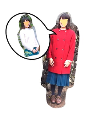 「TODAY'S SPECIAL（トゥデイズスペシャル）のアイテム（その他アウター）」を使った、ちぇるさん（レディース・160cm）の冬コーディネート