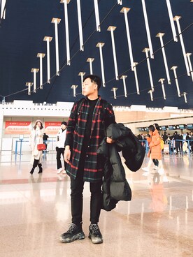 「Step Korea（Step Korea）のアイテム」を使った、Michael Weiさん（メンズ・175cm）の冬コーディネート