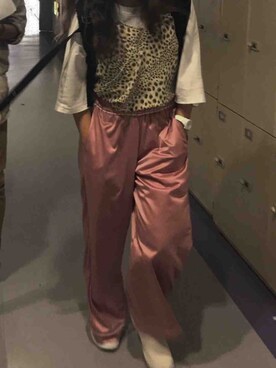 「GREGORY（グレゴリー）のGREGORY グレゴリー デイアンドハーフパック（バックパック/リュック、ブラック系）」を使った、みち🌙さん（レディース）の夏コーディネート