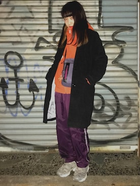 「NIKE(ナイキ)のアイテム(ショルダーバッグ)」を使った、みち🌙さん(レディース・150cm)の秋コーディネート