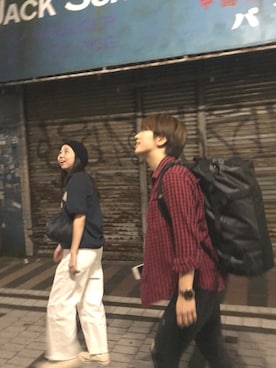 「note et silence （ノートエシロンス）のアイテム（ハンチング/ベレー帽）」を使った、NATSUKI さん（レディース・159cm）の秋コーディネート