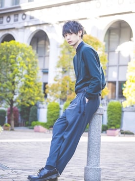 「エトセンス」｜永瀬さん（メンズ・181cm）の春コーディネート
