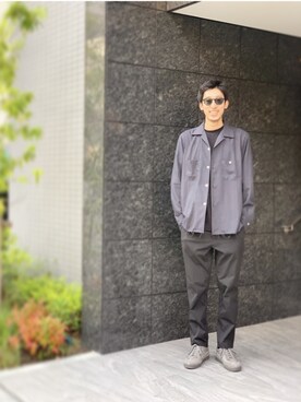 「エアリズム」｜_ha8t0さん（メンズ・179cm）の夏コーディネート