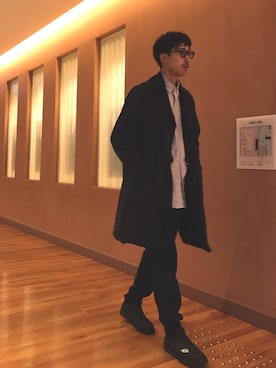 「COMOLI（コモリ）のアイテム（その他アウター）」を使った、_ha8t0さん（メンズ・179cm）の秋コーディネート