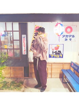 ヒトリグラシのおとこのこ👕さん(メンズ・175cm)の冬コーディネート