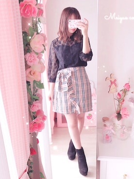 美月 ♡⃜ 𝑚𝑒𝑖𝑦𝑢𝑒さん（レディース・150cm）の秋コーディネート