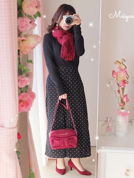 美月 ♡⃜ 𝑚𝑒𝑖𝑦𝑢𝑒さん（レディース・150cm）の冬コーディネート