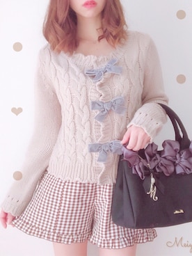 美月 ♡⃜ 𝑚𝑒𝑖𝑦𝑢𝑒さん（レディース・150cm）の秋コーディネート