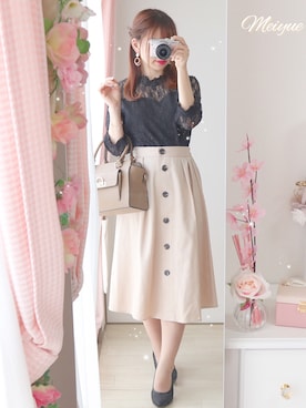 美月 ♡⃜ 𝑚𝑒𝑖𝑦𝑢𝑒さん（レディース・150cm）の春コーディネート