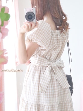 「nice claup」｜「アイテム（その他）」を使った、美月 ♡⃜ 𝑚𝑒𝑖𝑦𝑢𝑒さん（レディース・150cm）の夏コーディネート