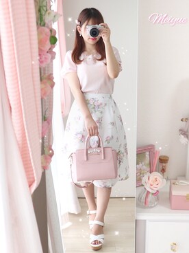 美月 ♡⃜ 𝑚𝑒𝑖𝑦𝑢𝑒さん（レディース・150cm）の夏コーディネート