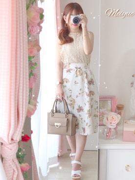 「Cocoonist（コクーニスト）のアイテム」を使った、美月 ♡⃜ 𝑚𝑒𝑖𝑦𝑢𝑒さん（レディース・150cm）の夏コーディネート