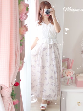「nice claup」｜「アイテム（その他）」を使った、美月 ♡⃜ 𝑚𝑒𝑖𝑦𝑢𝑒さん（レディース・150cm）の夏コーディネート
