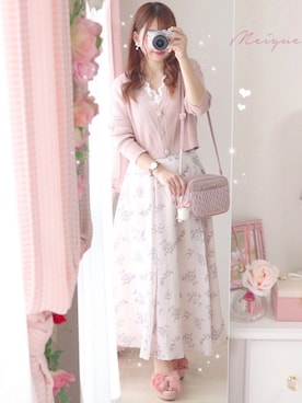 「axes femme（アクシーズファム）のアイテム（サンダル）」を使った、美月 ♡⃜ 𝑚𝑒𝑖𝑦𝑢𝑒さん（レディース・150cm）の秋コーディネート