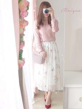 「GRL（グレイル）のアイテム（パンプス）」を使った、美月 ♡⃜ 𝑚𝑒𝑖𝑦𝑢𝑒さん（レディース・150cm）の秋コーディネート