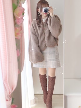 「アイテム（その他）」を使った、美月 ♡⃜ 𝑚𝑒𝑖𝑦𝑢𝑒さん（レディース・150cm）の秋コーディネート