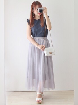 美月 ♡⃜ 𝑚𝑒𝑖𝑦𝑢𝑒さん（レディース・150cm）の夏コーディネート