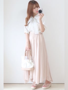 美月 ♡⃜ 𝑚𝑒𝑖𝑦𝑢𝑒さん（レディース・150cm）の夏コーディネート