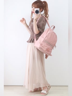 美月 ♡⃜ 𝑚𝑒𝑖𝑦𝑢𝑒さん(レディース・150cm)の夏コーディネート